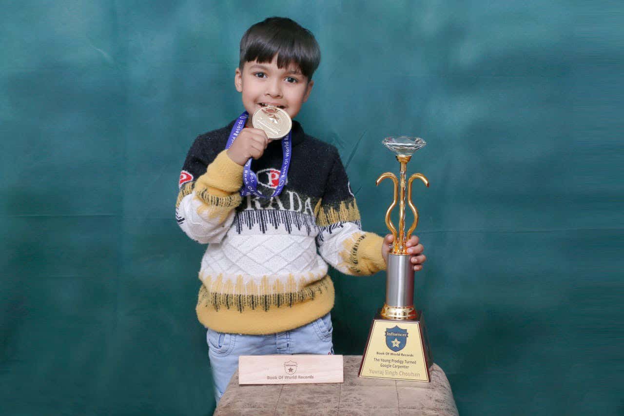 Yuvraj Singh Chauhan — Recognized For Creating The World’s Most Unique 3d Painting Of Punjab Chief Minister Bhagwant Mann & Member Of Parliment Sanjeev Arora Using Electronic Tools Like Drill, Grinder & Cutter Without Traditional  Paint Or Brushes