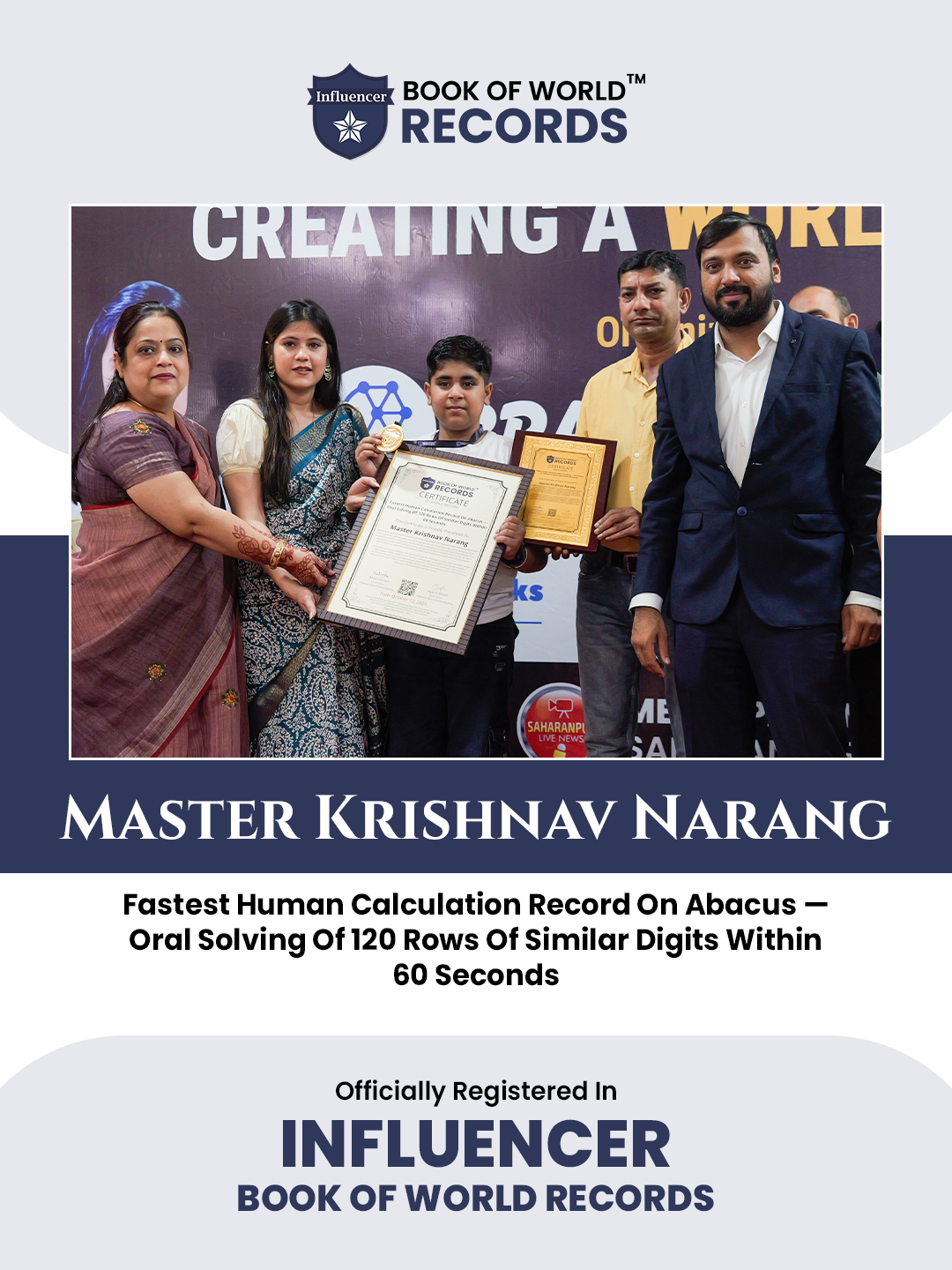Master Krishnav Narang