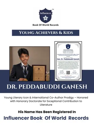 Hon. Dr. Peddabuddi Ganesh