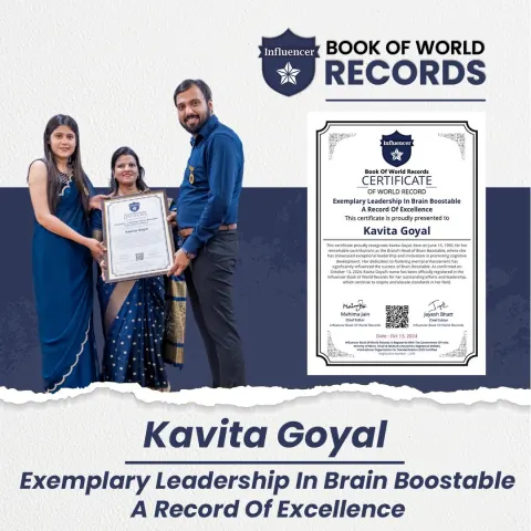 Kavita Goyal — Exemplary Leadership In Brain Boostable  A Record Of Excellence