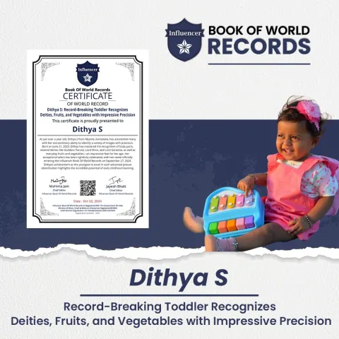 Dithya S — Breaking Toddler Recognizes Deities, Fruits, and Vegetables with Impressive Precision