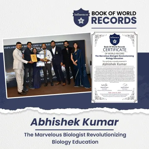 Abhishek Kumar — The Marvelous Biologist Revolutionizing Biology Education