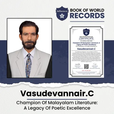 Vasudevannair.C — A  Legacy Of Poetic Excellence