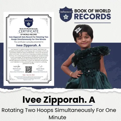 IVEE ZIPPORAH .A — Rotating Two  Hoops Simultaneously For One Minute
