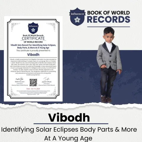 Vibodh — Identifying Solar Eclipses,  Body Parts, & More At A Young Age