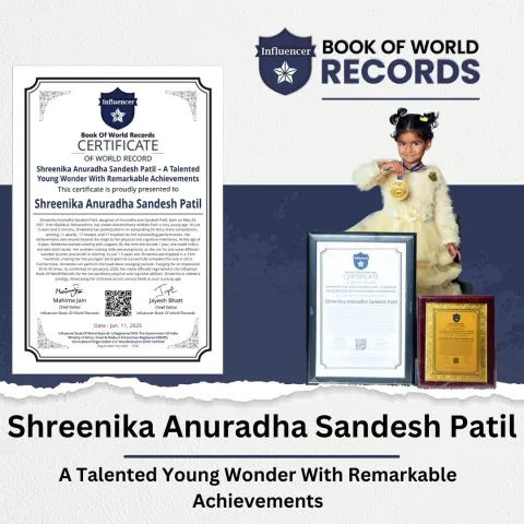 Shreenika Anuradha Sandesh Patil — Shreenika Anuradha Sandesh Patil – A Talented  Young Wonder With Remarkable Achievements