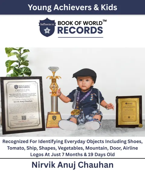 Nirvik Anuj Chauhan — Infant Object Identifier - Recognized For Identifying Everyday Objects Including Shoes, Tomato, Ship, Shapes, Vegetables, Mountain, Door, Airline Logos At  Just 7 Months & 19 Days Old