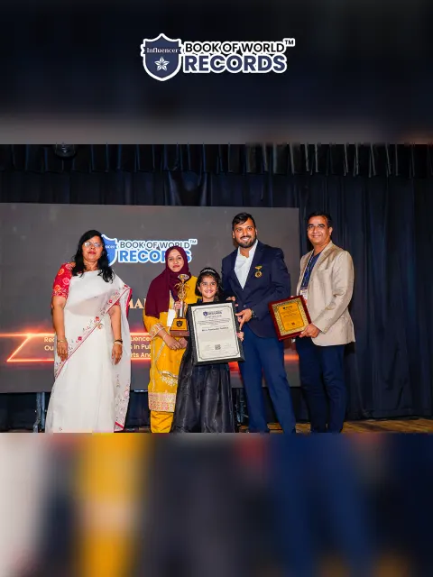Miss Rumaisa Fatima — Recognized As A Young Influencer And Fearless Orator With Outstanding Achievements In Public Speaking, Academics, Performing Arts And  Olympiads