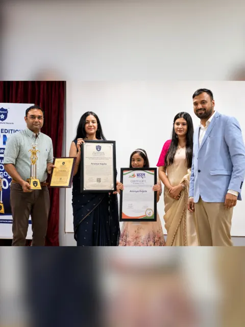 Ananya Hajela — Record Of Extraordinary Global Knowledge Mastery – Identification Of 195 Countries Flags, Recitation Of World Countries & Capitals, Indian States & Union Territories With Their Capitals, Current Cabinet Ministers, All Prime Ministers And Presidents Of India In Just 6  Minutes 56.22 Seconds.