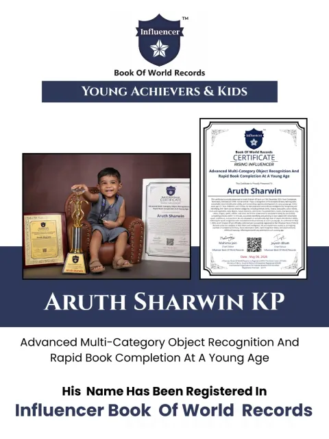 Aruth Sharwin KP — Advanced Multi-Category Object Recognition And  Rapid Book Completion At A Young Age