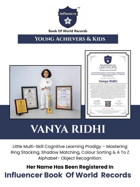 Vanya Ridhi — Little Multi-Skill Cognitive Learning Prodigy – Mastering Ring  Stacking, Shadow Matching, Colour Sorting & A To Z Alphabet- Object Recognition.