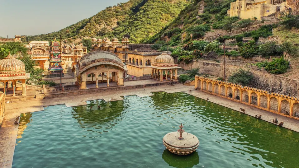 Galta Ji Temple Jaipur - Sacred Monkey Temple & Natural Springs