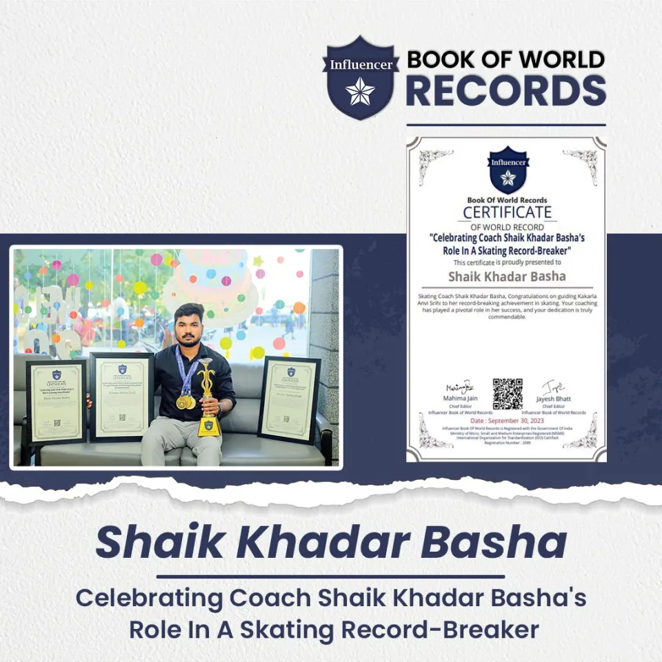 Shaik Khadar Basha — Role In A Skating Record-Breaker