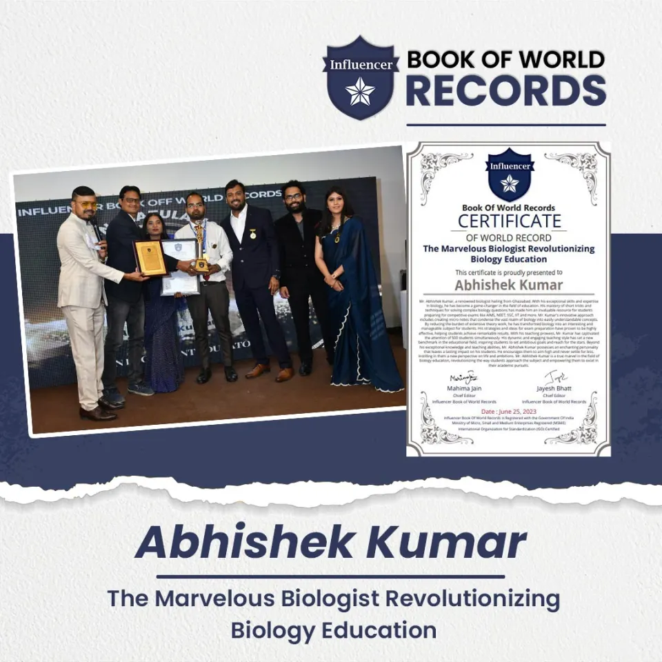 Abhishek Kumar — The Marvelous Biologist Revolutionizing Biology Education