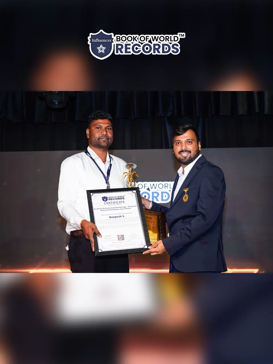 Roopesh S. — Excellence In Preserving Tribal Heritage – Mastery In  Warli Art & Karnataka’s Aase Chittara