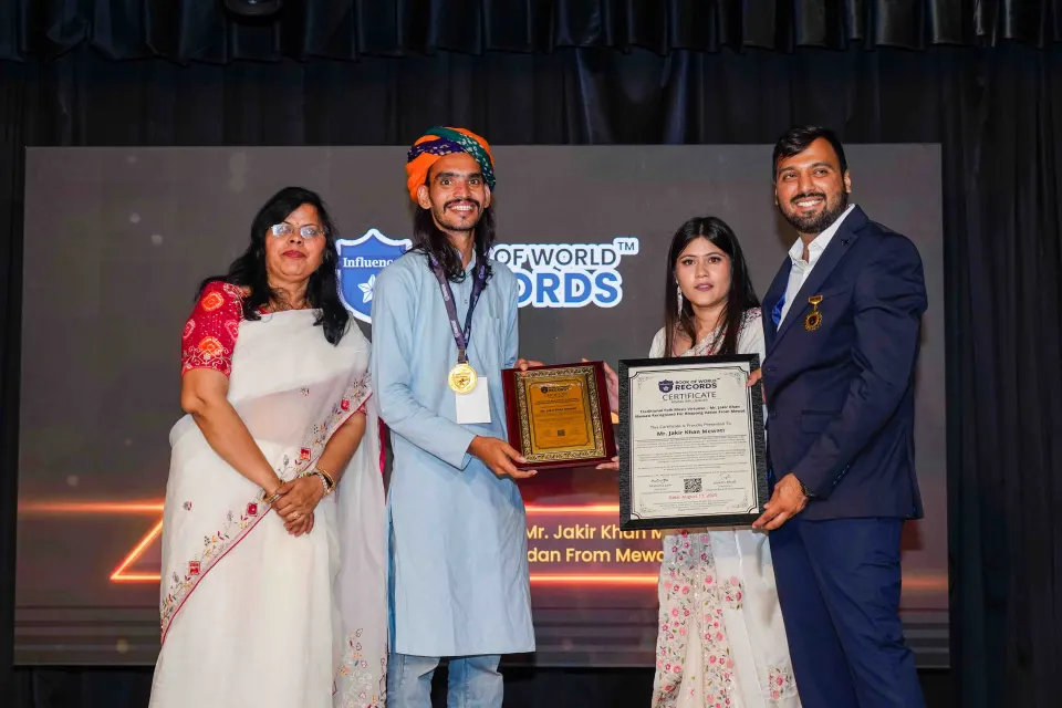 Mr. Jakir Khan Mewati — Traditional Folk Music Virtuoso – Mr. Jakir Khan Mewati Recognized For Bhapang Vadan From Mewat