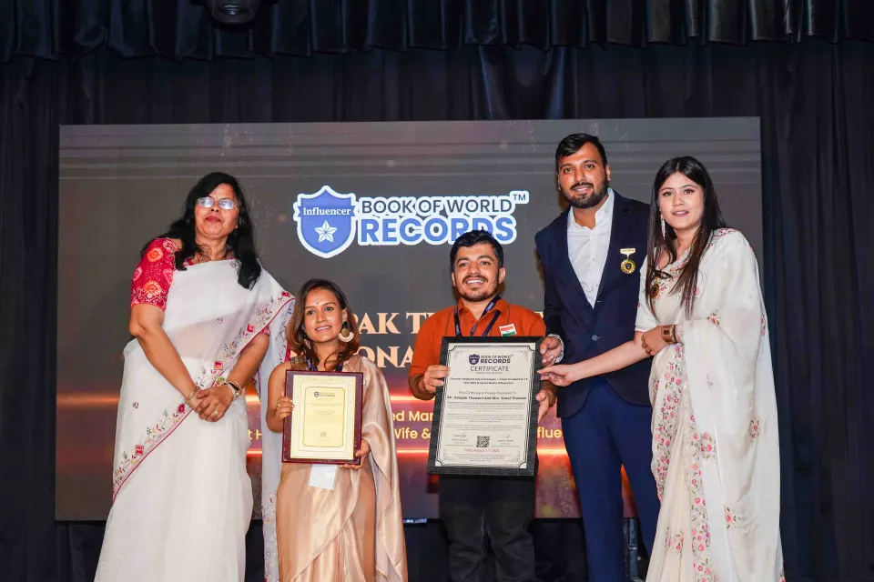 Mr. Deepak Thawani And Mrs. Sonal Thawani — Shortest Heighted Married Couple – 4 Feet Husband & 3.5  Feet Wife & Social Media Influencers