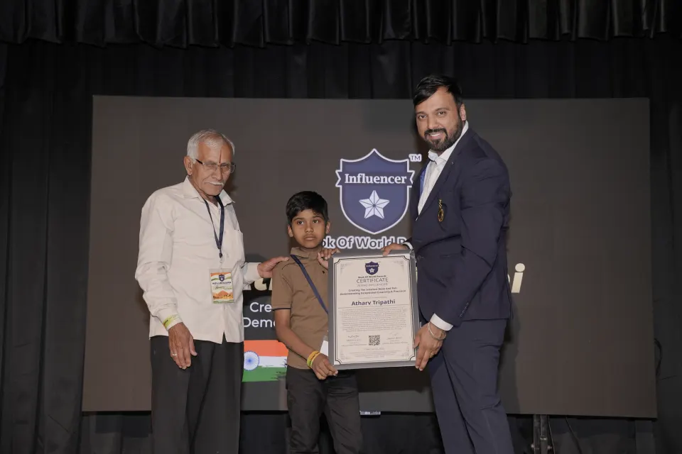 Atharv Tripathi — Creating The Smallest Book And Pen  Demonstrating Exceptional Creativity & Precision