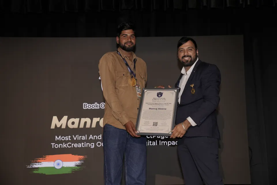 Manraj Meena — Most Viral And Biggest District Page Of Tonk  Creating Outstanding Digital Impact