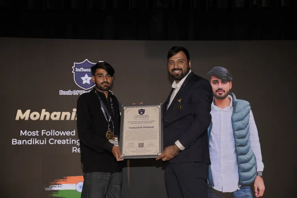 Mohanish Peelwal — Most Followed Local Influencer In Bandikui  Creating Exceptional Digital Reach