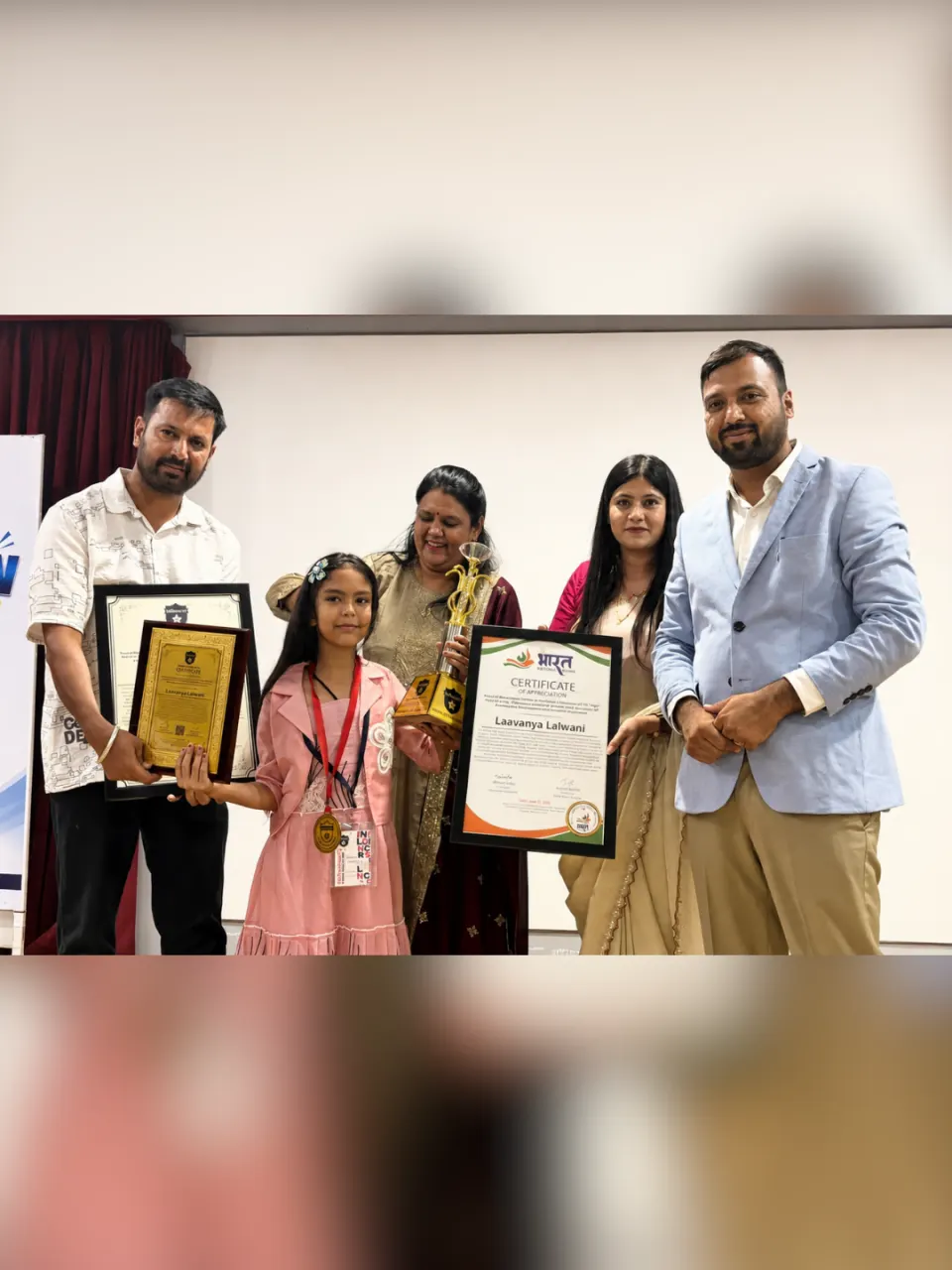 Laavanya Lalwani — Record Of Exceptional Intellectual Excellence – Recitation Of 173 “-Logy” Fields Of Study, 100 General Knowledge Questions, And Recognition Of  Famous Temple Monuments In Just 5 Minutes 26 Seconds