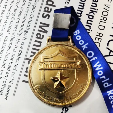 Influencer Book of World Records medal