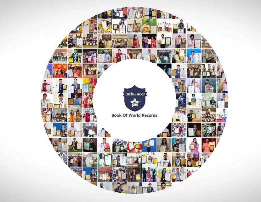 Influencer Book of World Records honouring ceremony