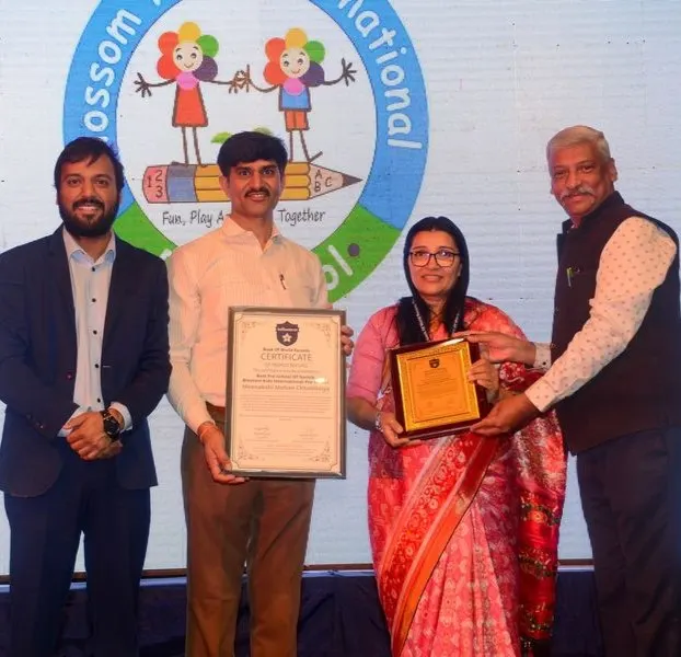 Record holders at an Influencer Book of World Records ceremony